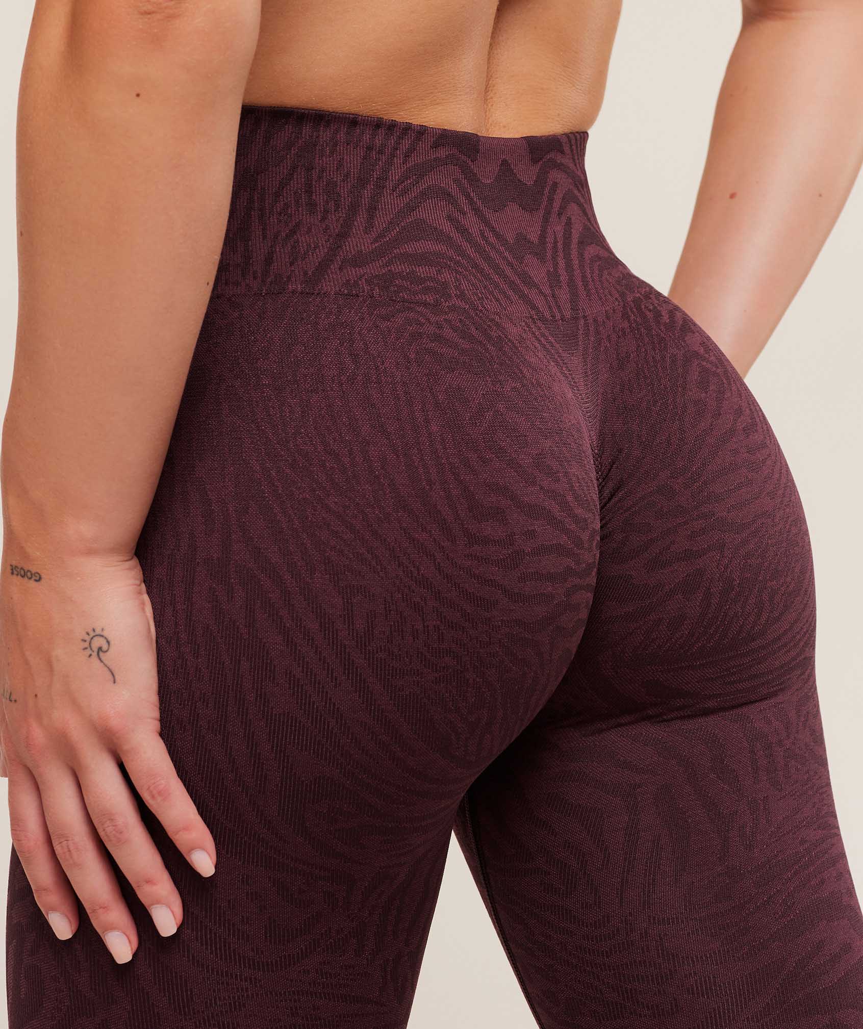 Adapt Animal Seamless Leggings - Cherry Purple/Reset Pink