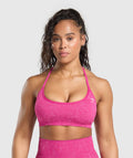 Adapt Fleck T-Back Bra-Sour pink