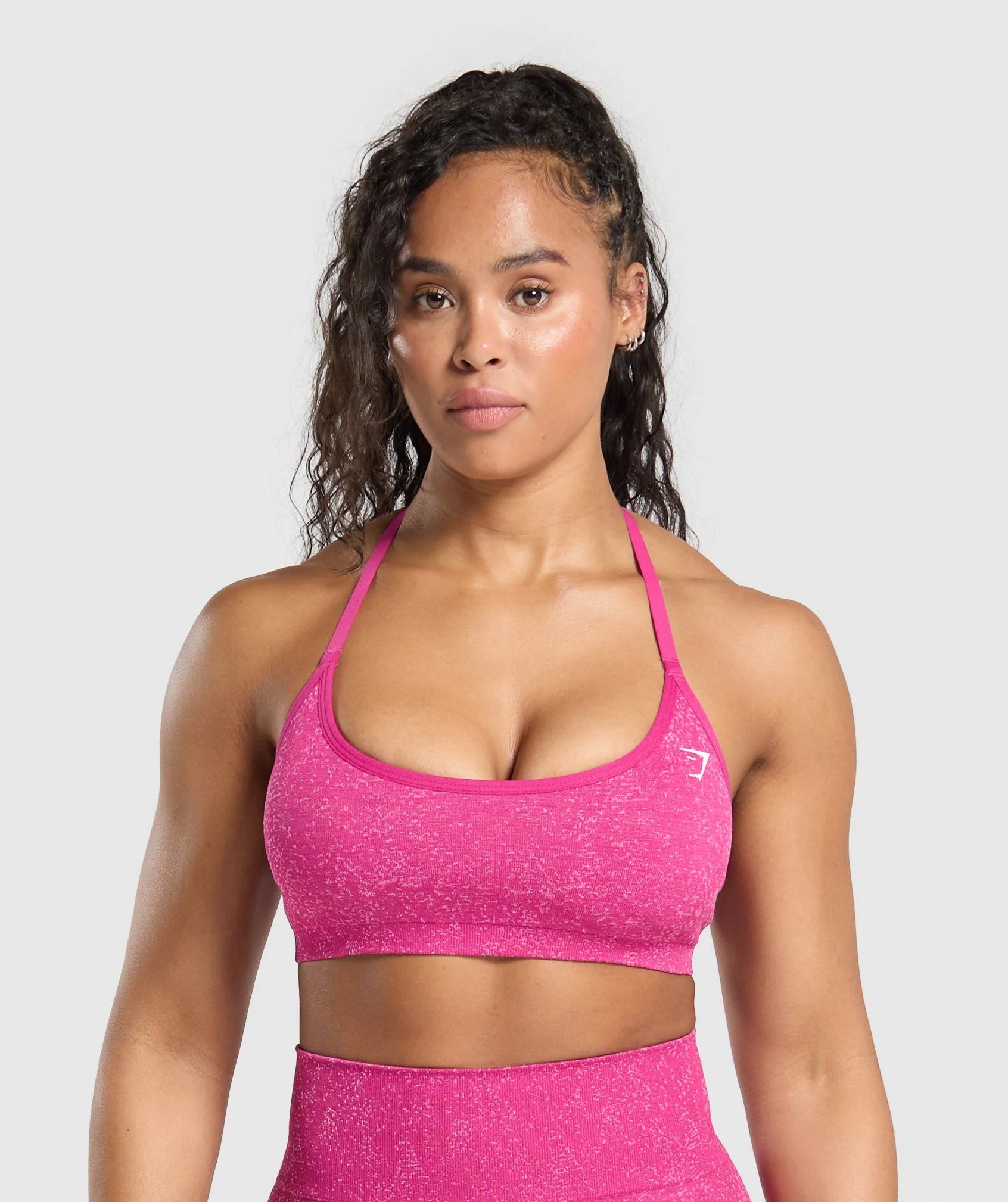 Adapt Fleck T-Back Bra-Sour pink