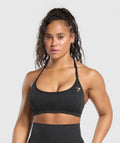Adapt Fleck T-Back Bra-Black