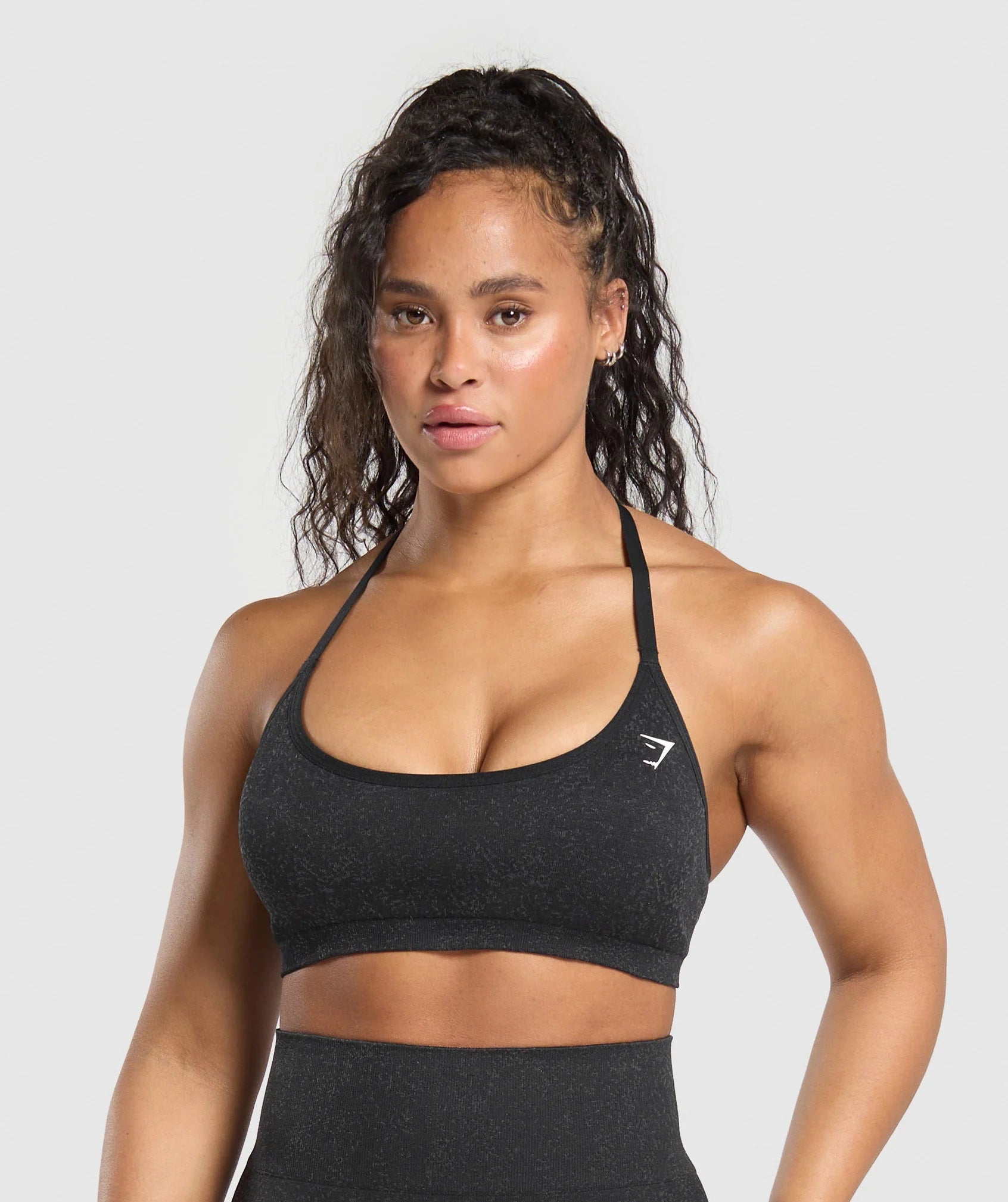 Adapt Fleck T-Back Bra-Black