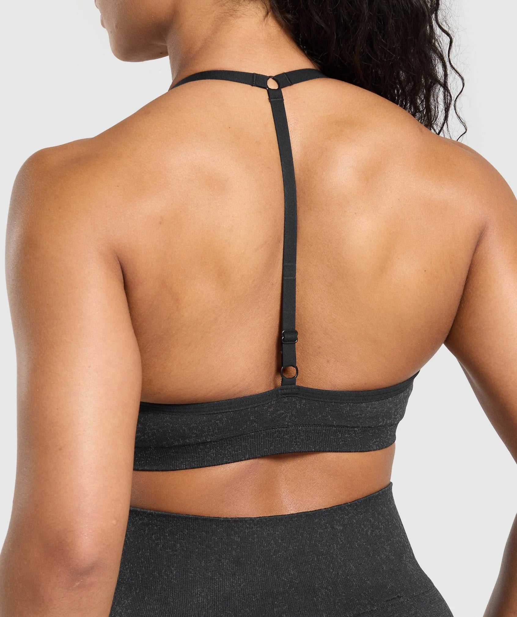 Adapt Fleck T-Back Bra-Black