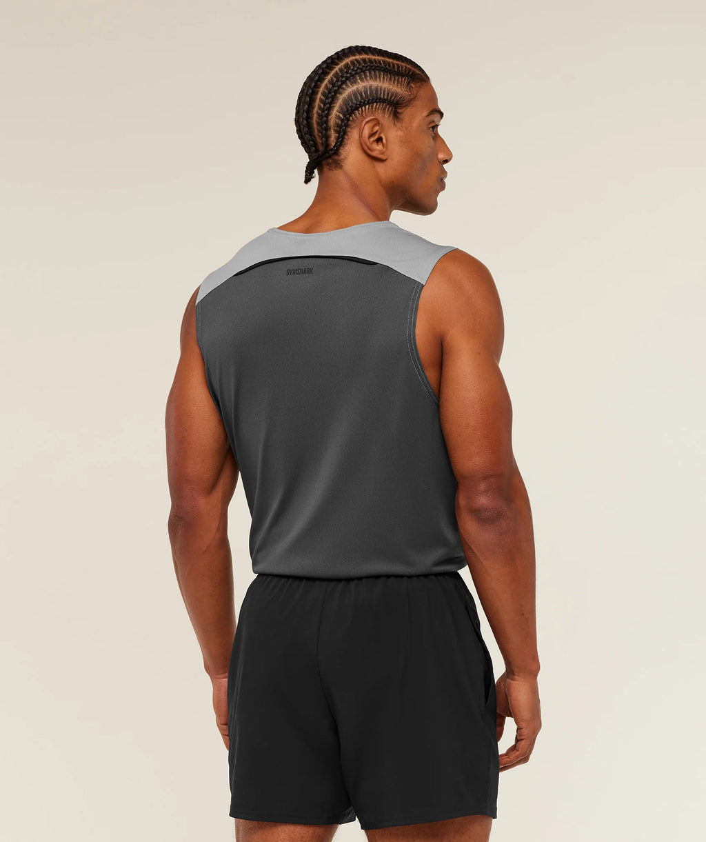 Arrival Contrast Tank - Smokey Grey / Onyx Grey