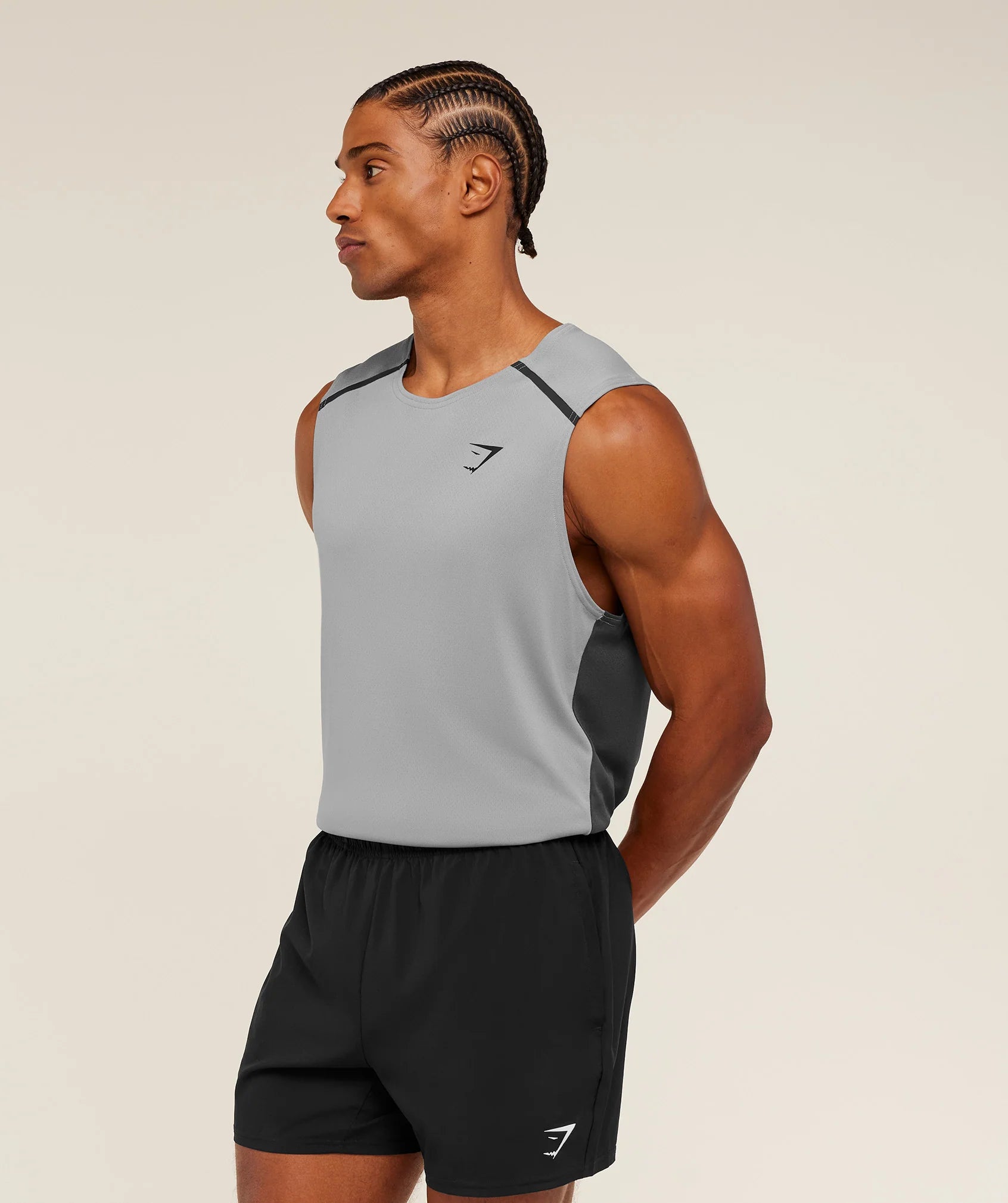 Arrival Contrast Tank - Smokey Grey / Onyx Grey