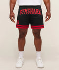 Campus Mesh Shorts- Black/Conditioning Red