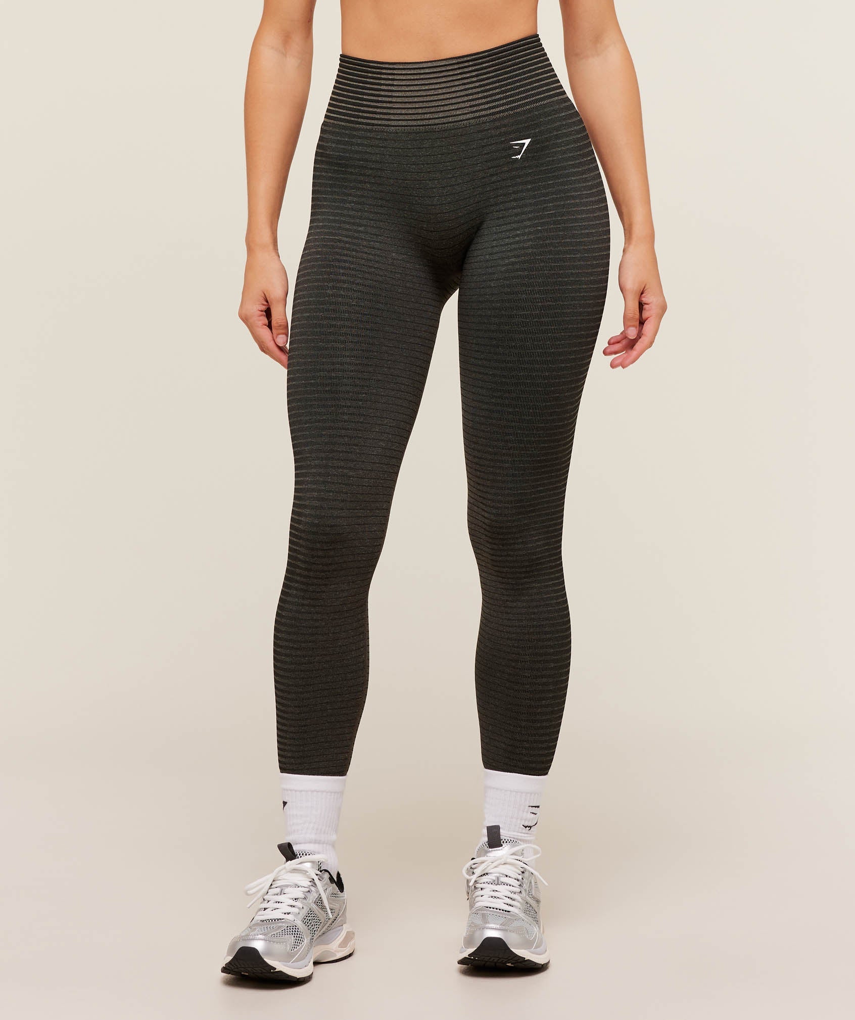 Sport Seamless Leggings-Camo Brown/Black