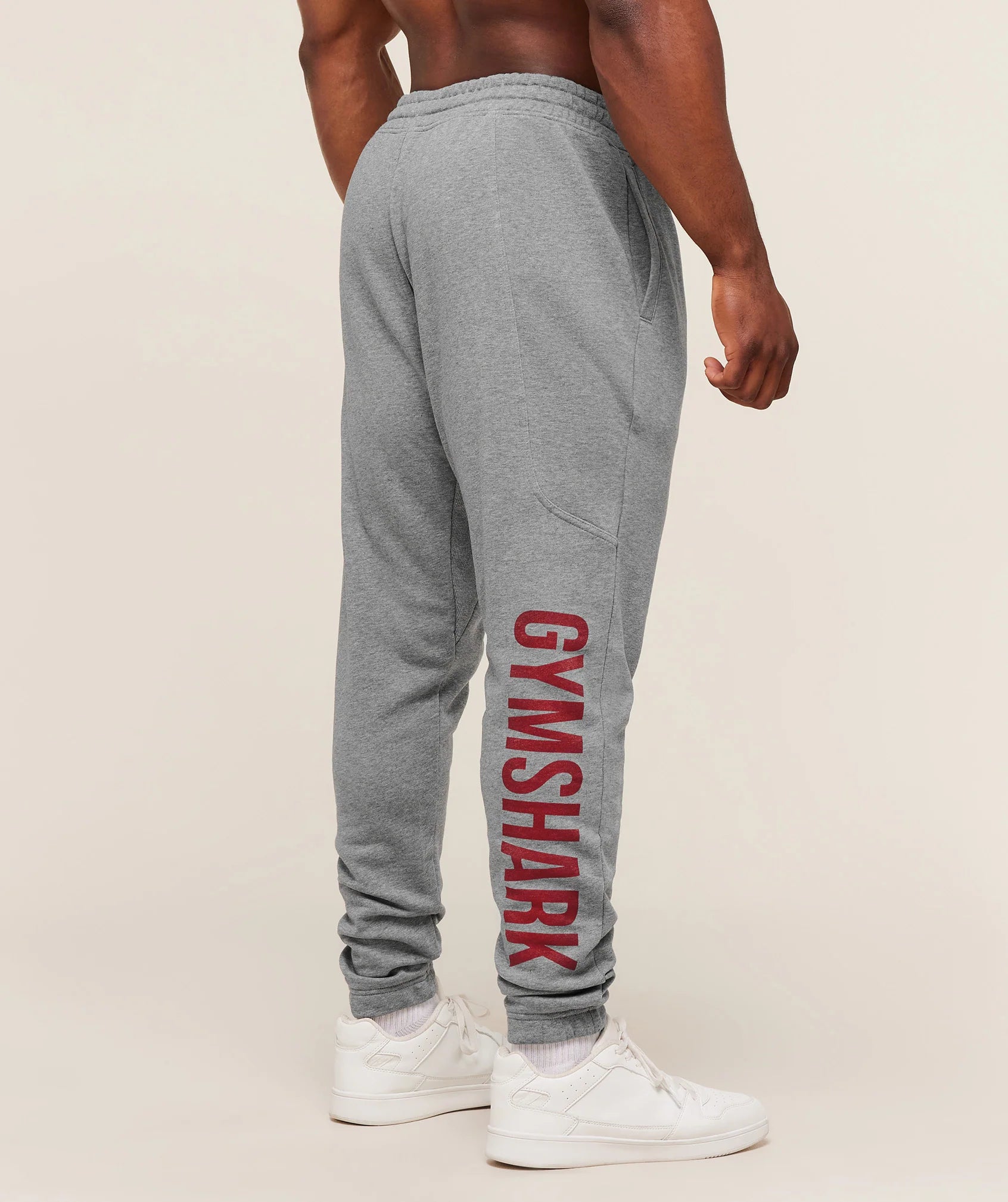 Power Wordmark Jogger-Charcoal Core Marl