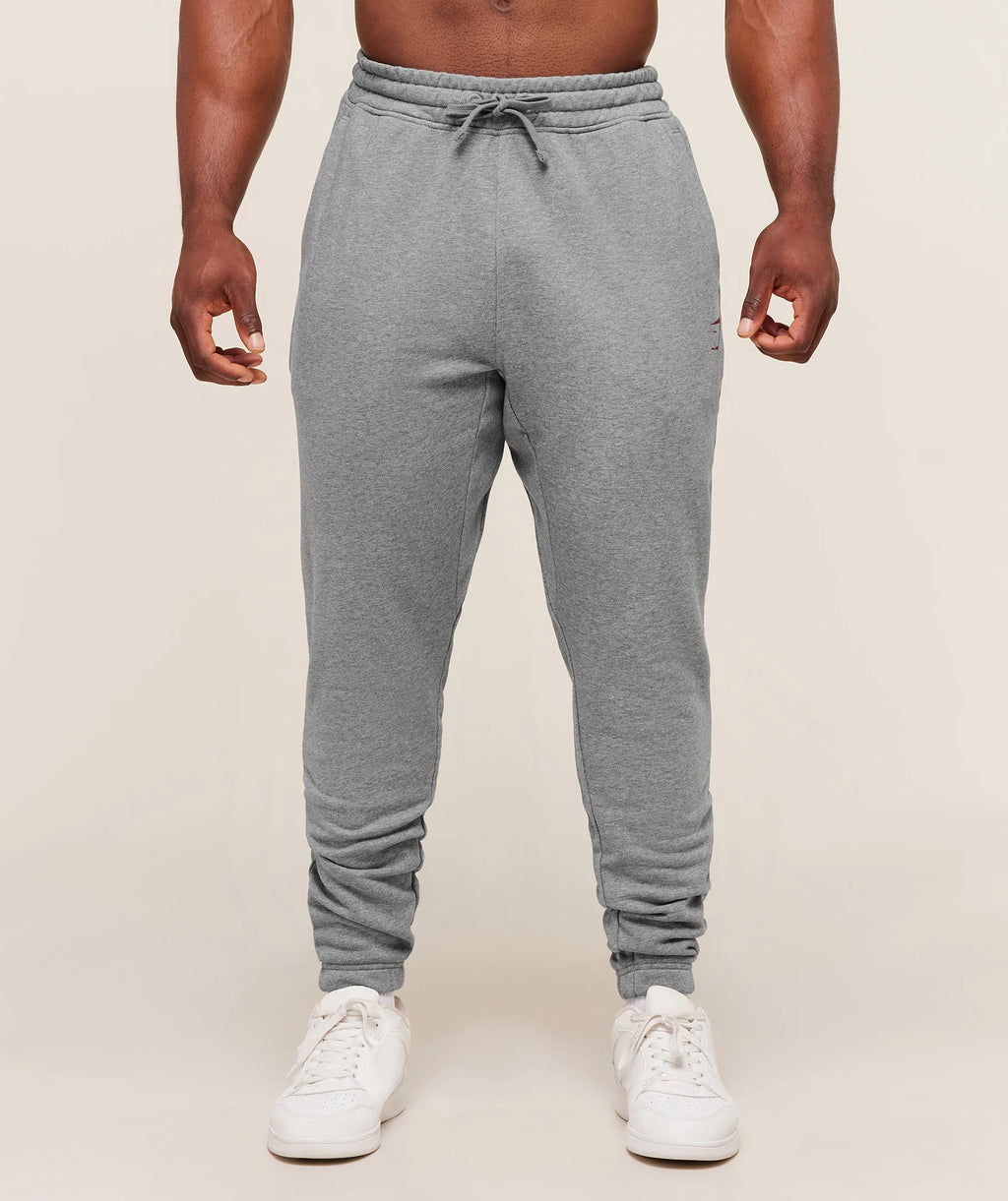 Power Wordmark Jogger-Charcoal Core Marl