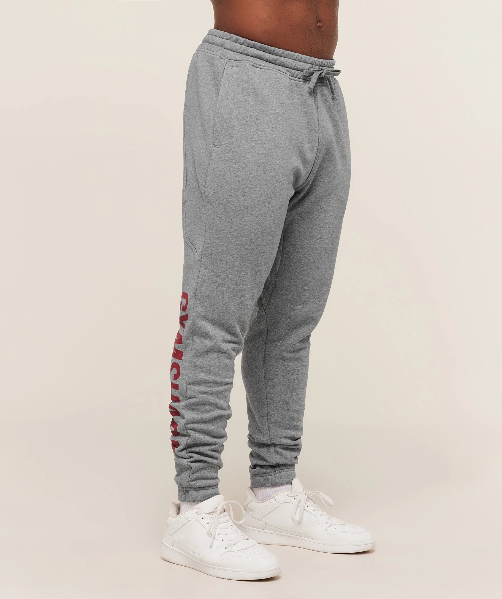 Power Wordmark Jogger-Charcoal Core Marl