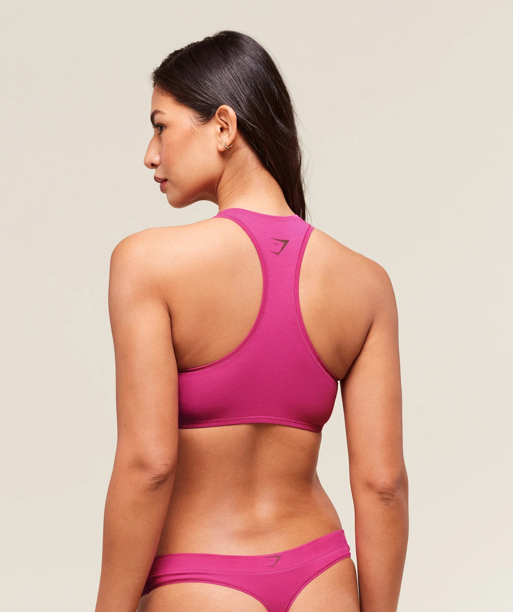 Deadlift Graphic Cotton Bralette