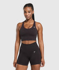 Lift Seamless Midi Tank With Shelf - Depth Purple