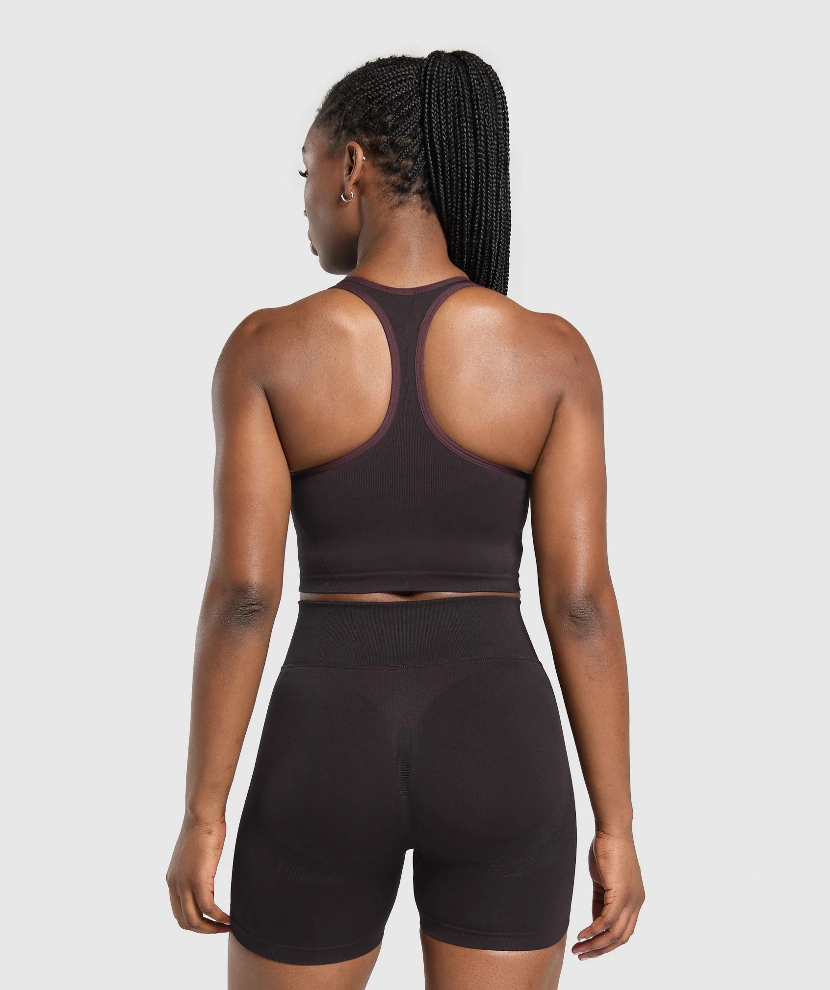 Lift Seamless Midi Tank With Shelf - Depth Purple