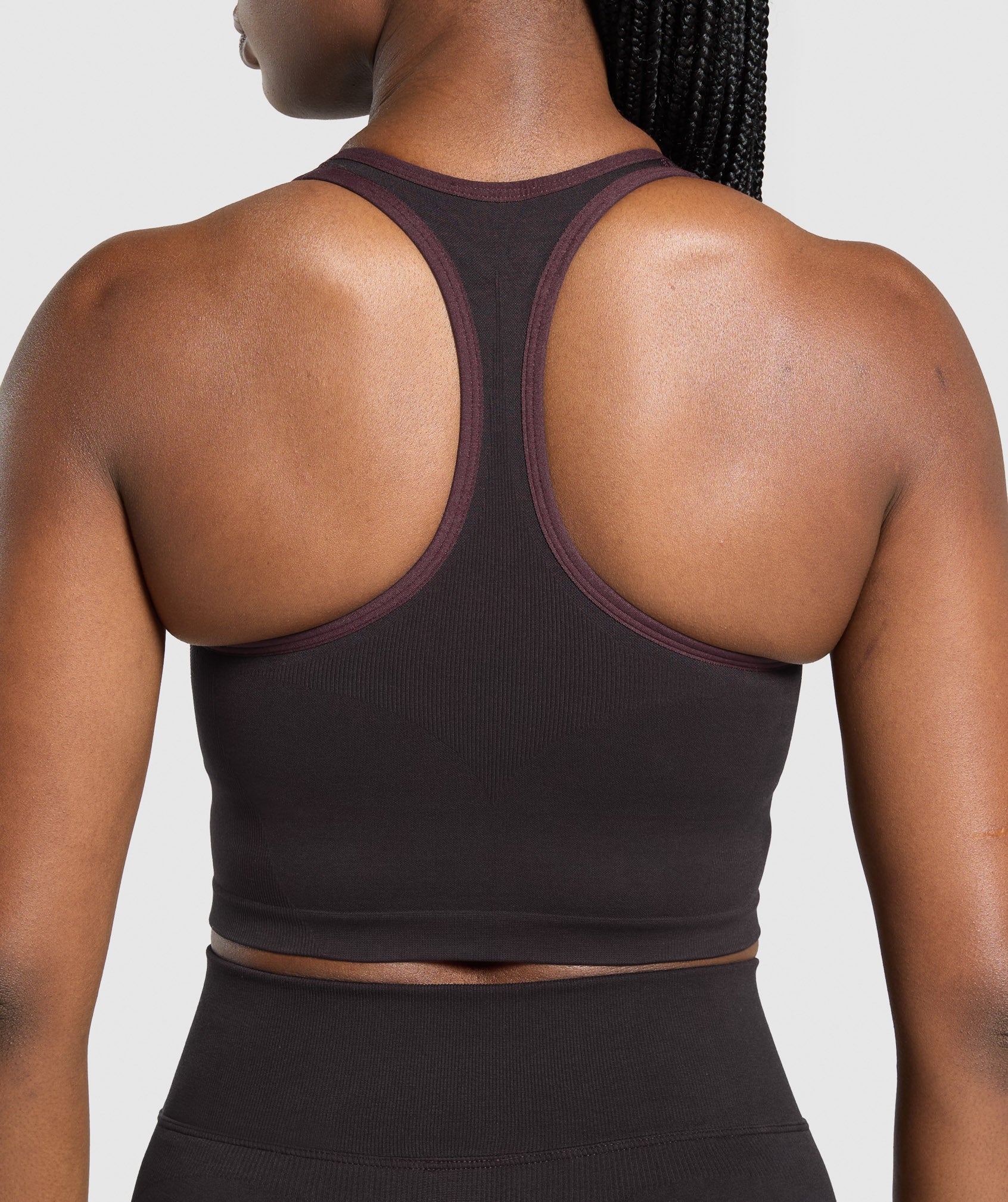 Lift Seamless Midi Tank With Shelf - Depth Purple