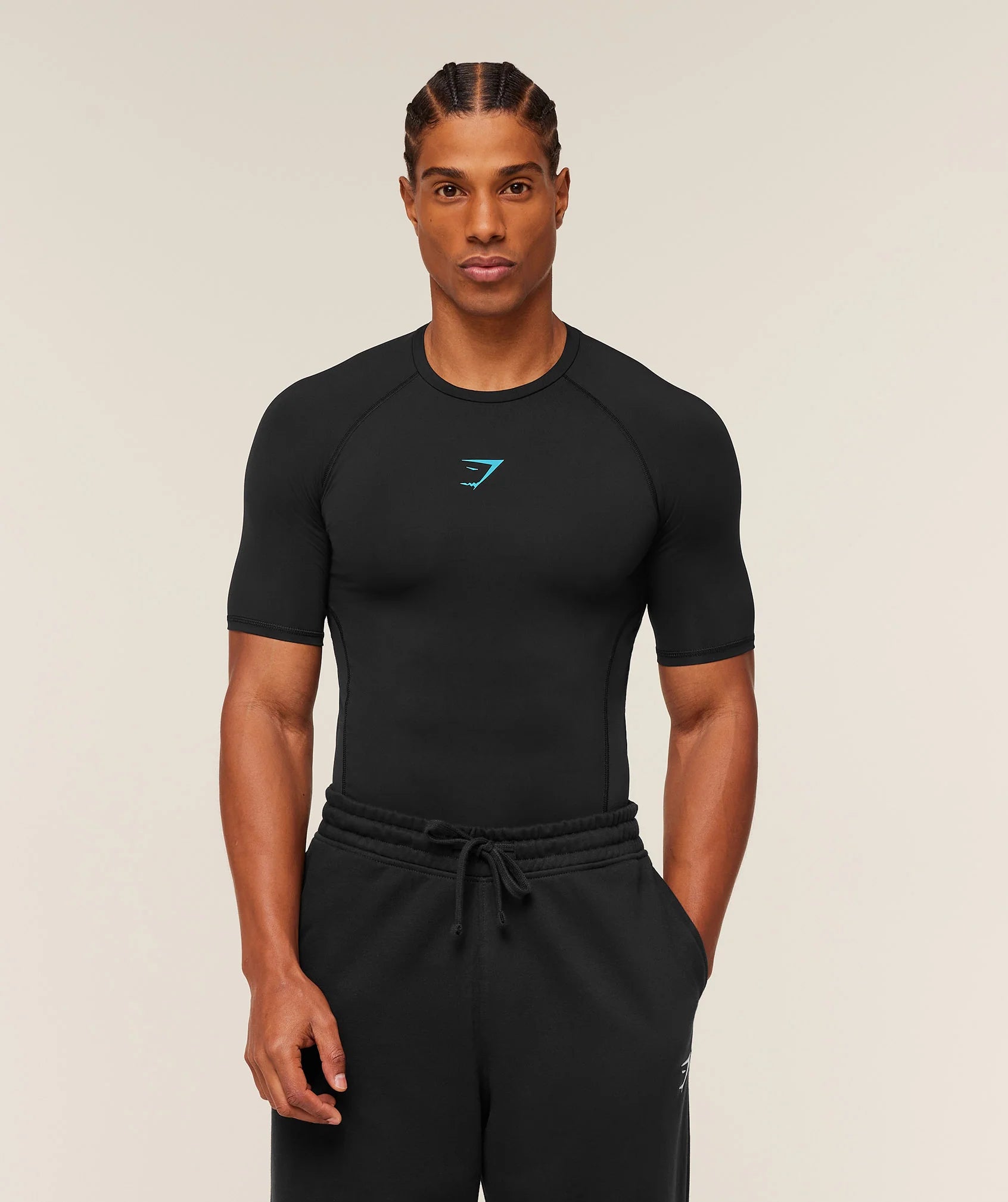 Element Baselayer T-Shirt - Black/Brand Blue