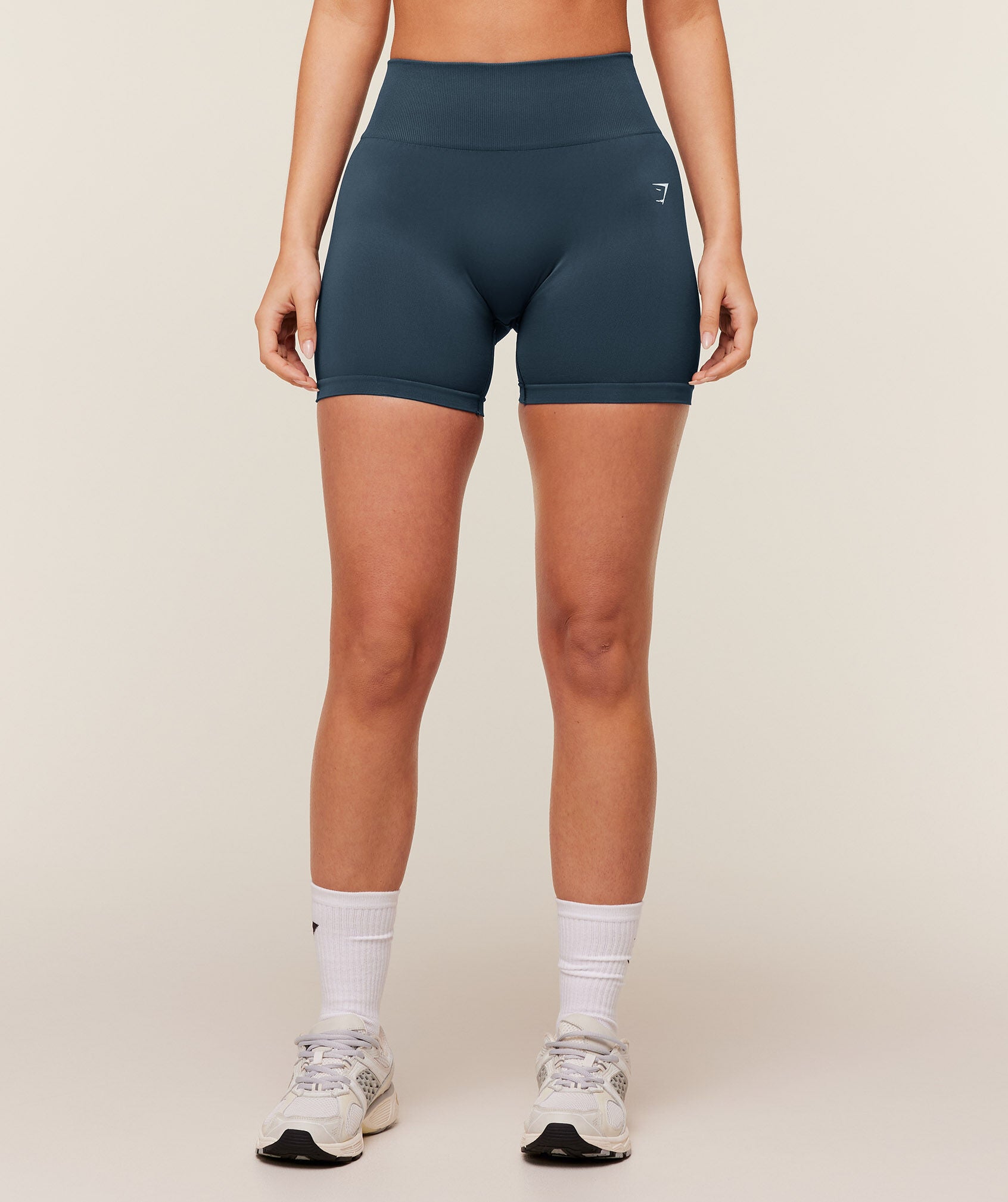 Lift Seamless Shorts - stealth blue
