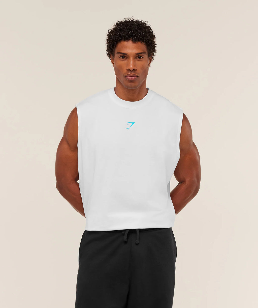 Power Cut Off Tank - Brand Blue