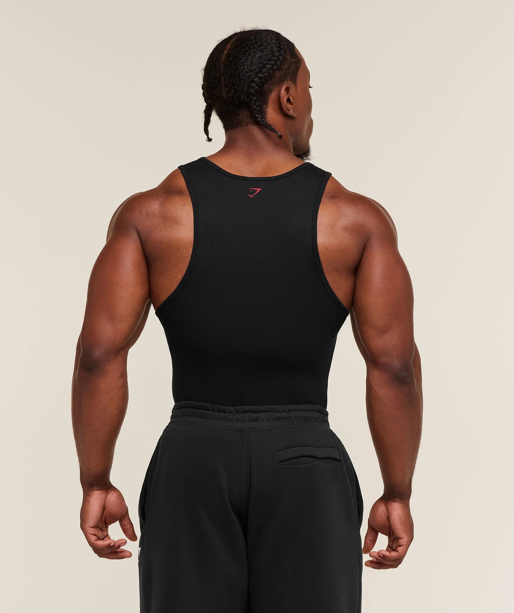 GSLC Ribbed Tank - Black