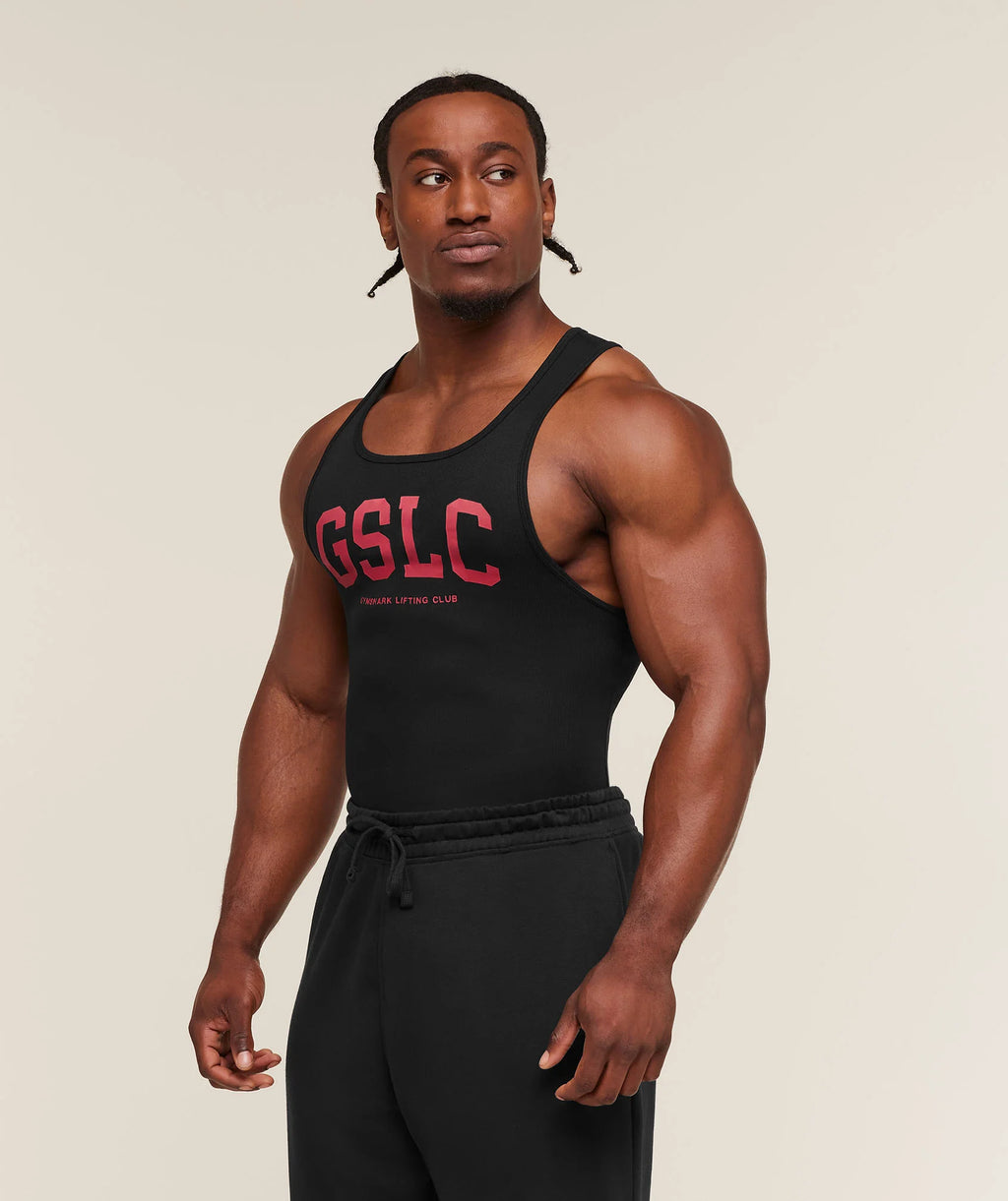 GSLC Ribbed Tank - Black