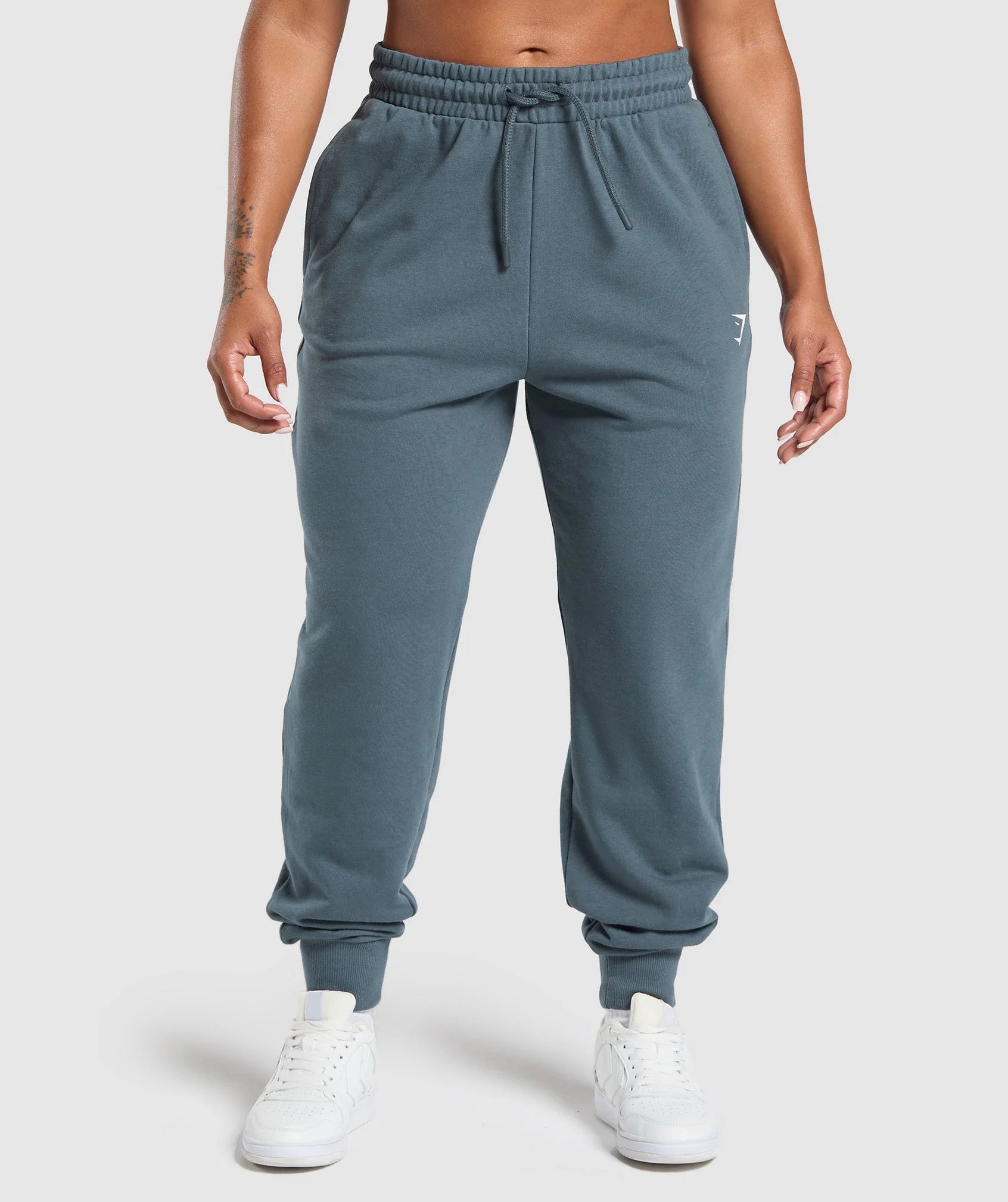 Gymshark Power Joggers-Titanium Blue