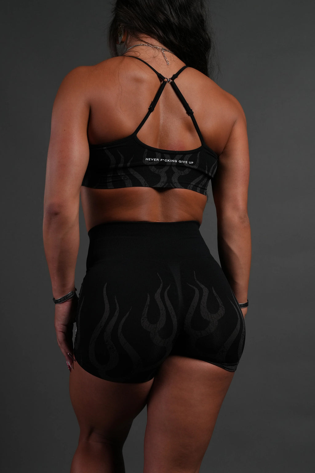 Hellfire "Stella" Soft Seamless Shorts in Black Regular price