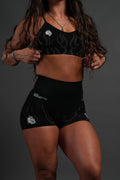 Hellfire "Stella" Soft Seamless Shorts in Black Regular price