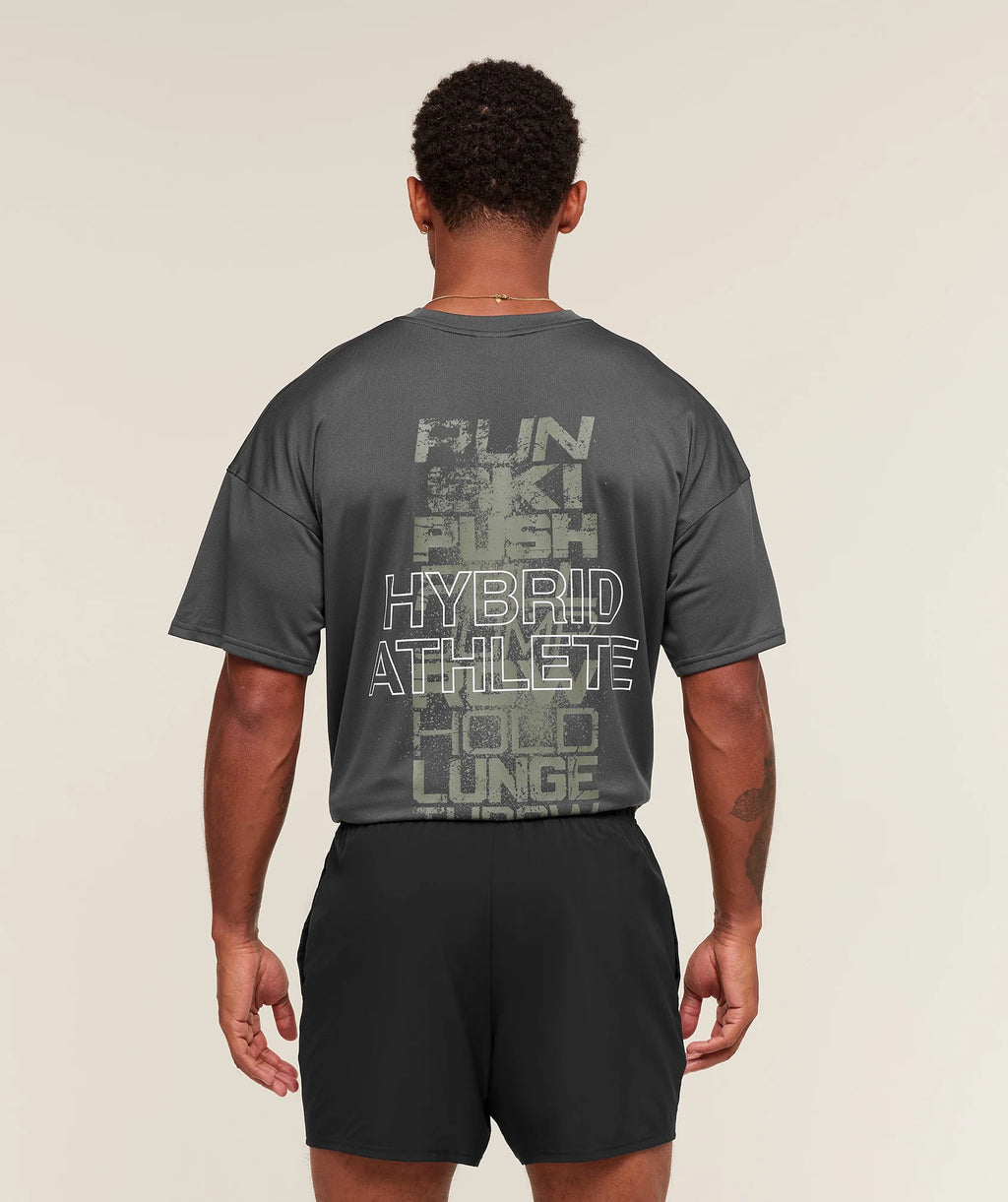 Hybrid Athlete T-Shirt - Onyx Grey
