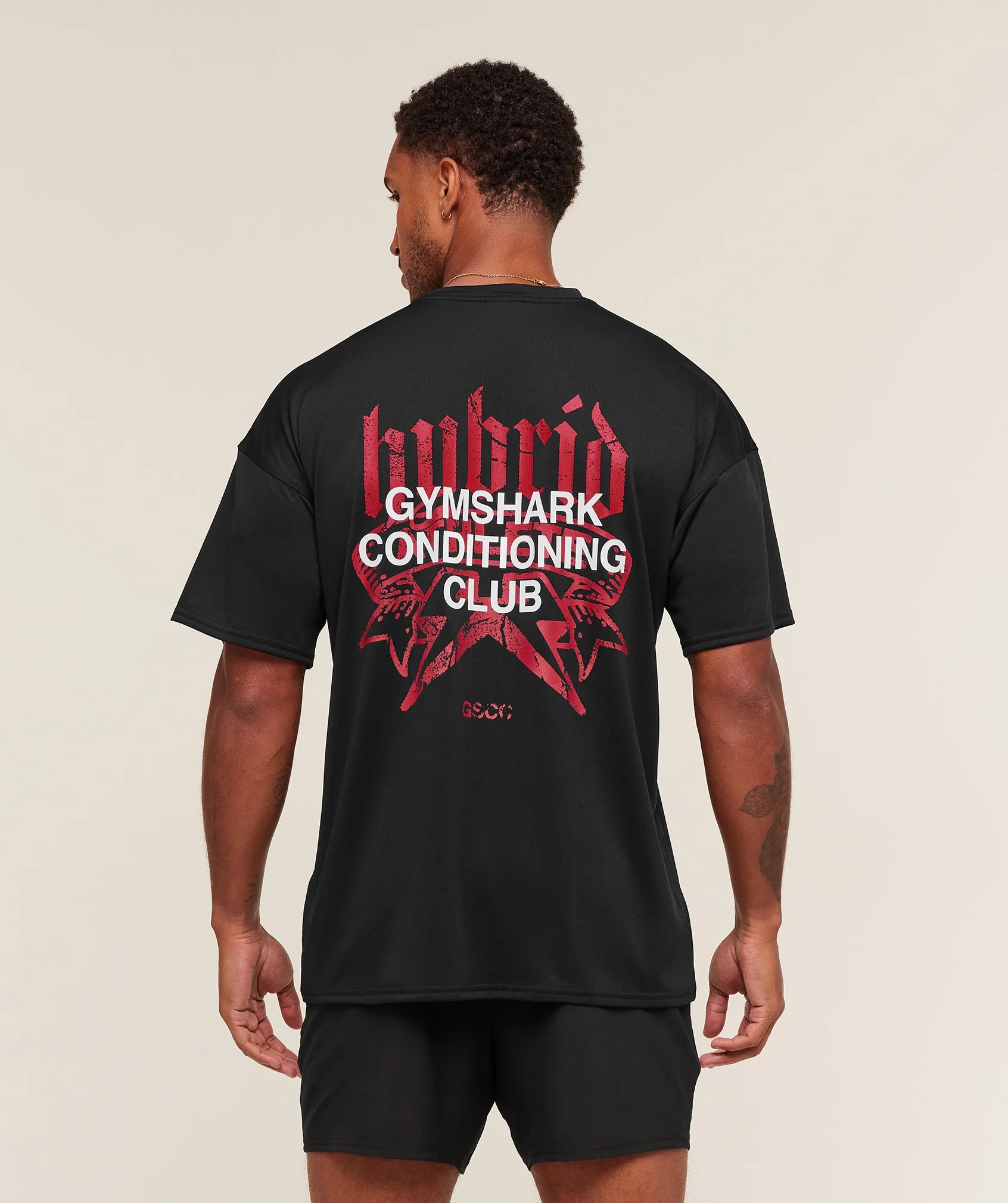 Hybrid Graphic T-Shirt -Black
