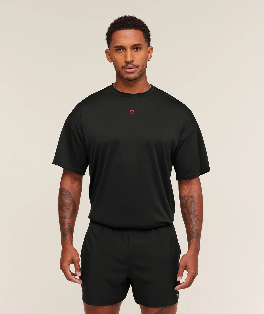 Hybrid Graphic T-Shirt -Black