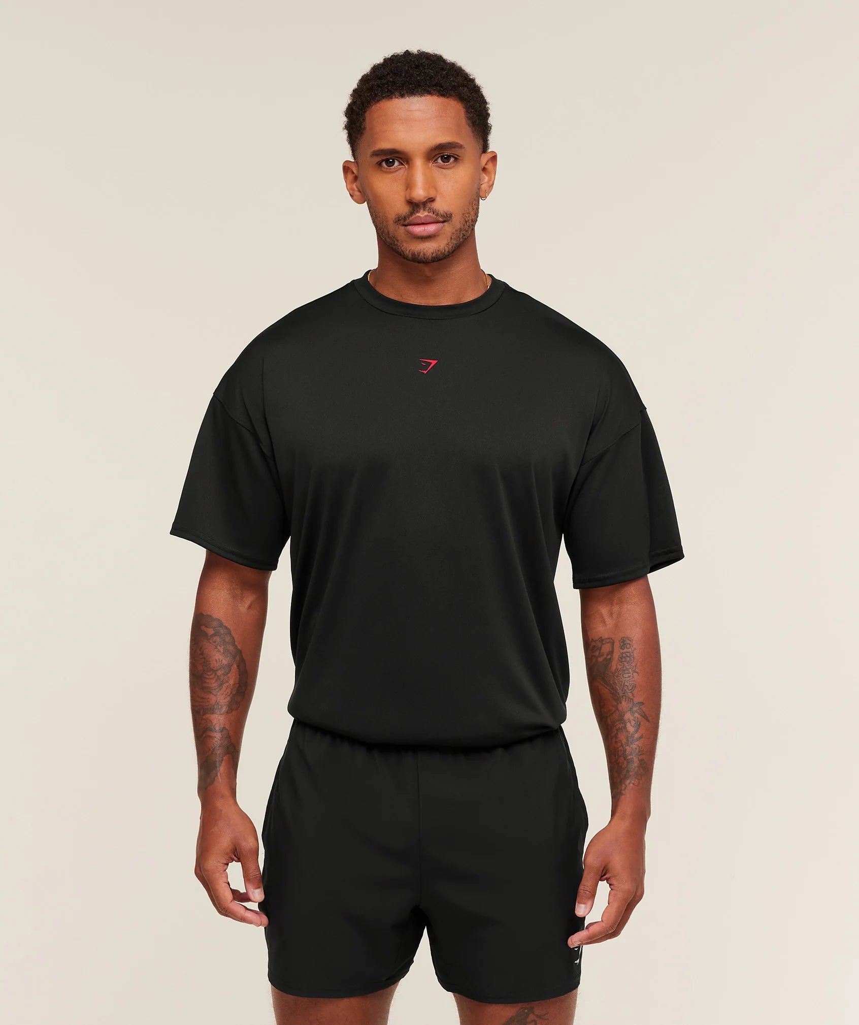 Hybrid Graphic T-Shirt -Black