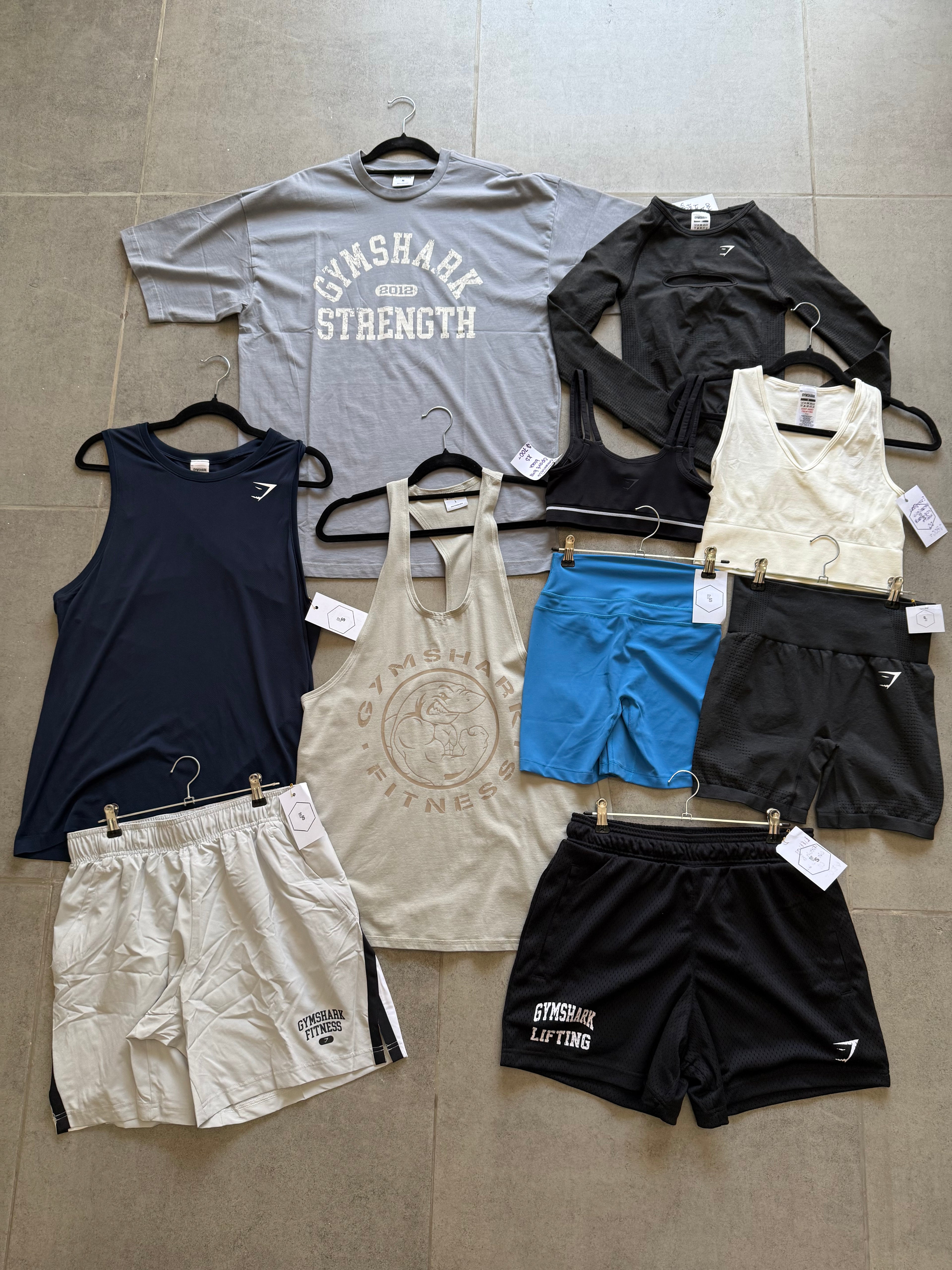 LOTE 10 PRENDAS GYMSHARK