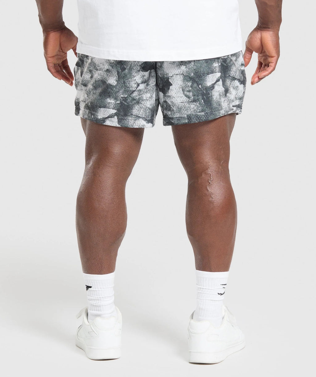 Lifting Mesh 5" Shorts - Metal Grey