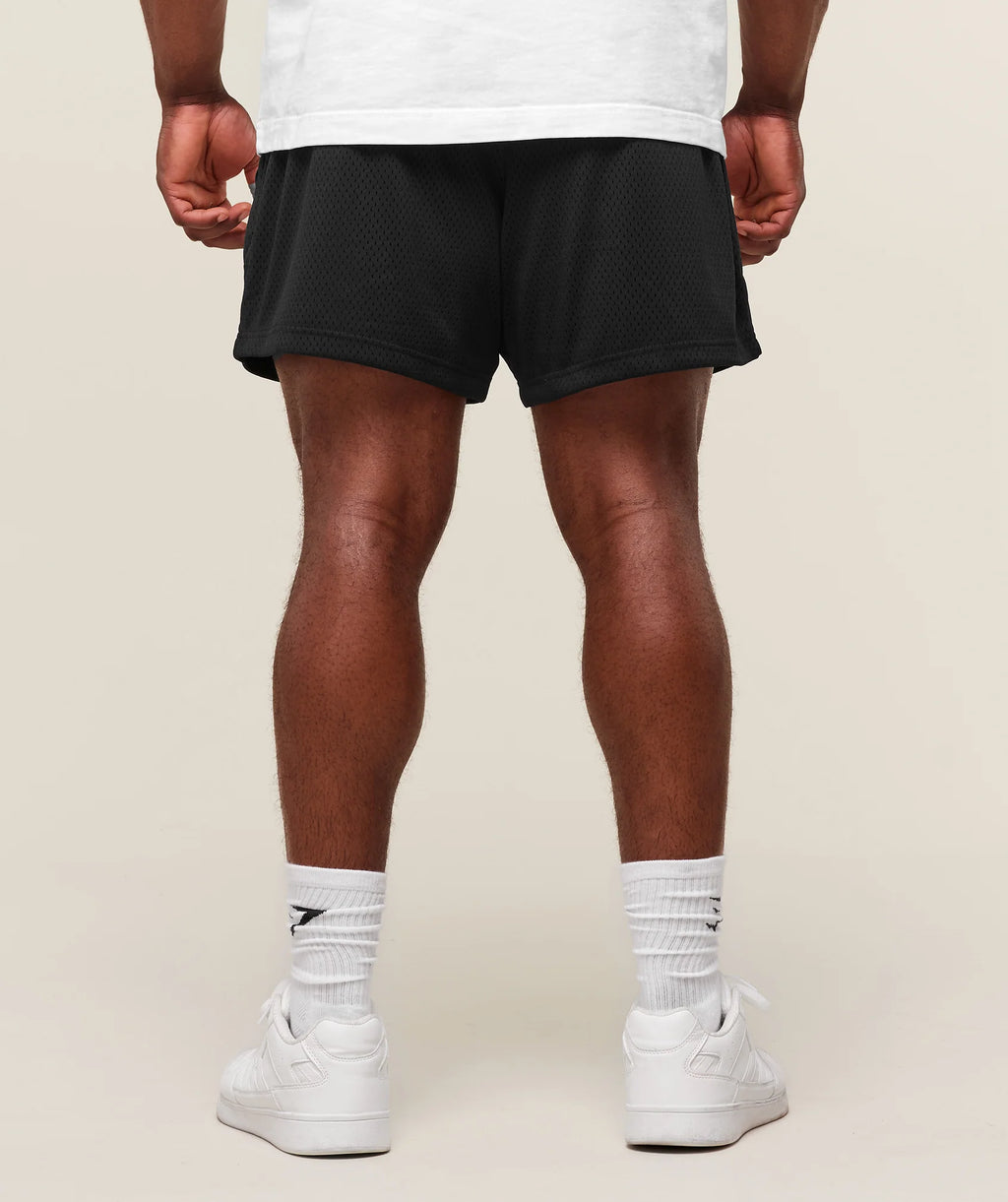 Lifting Mesh 5" Shorts - Black
