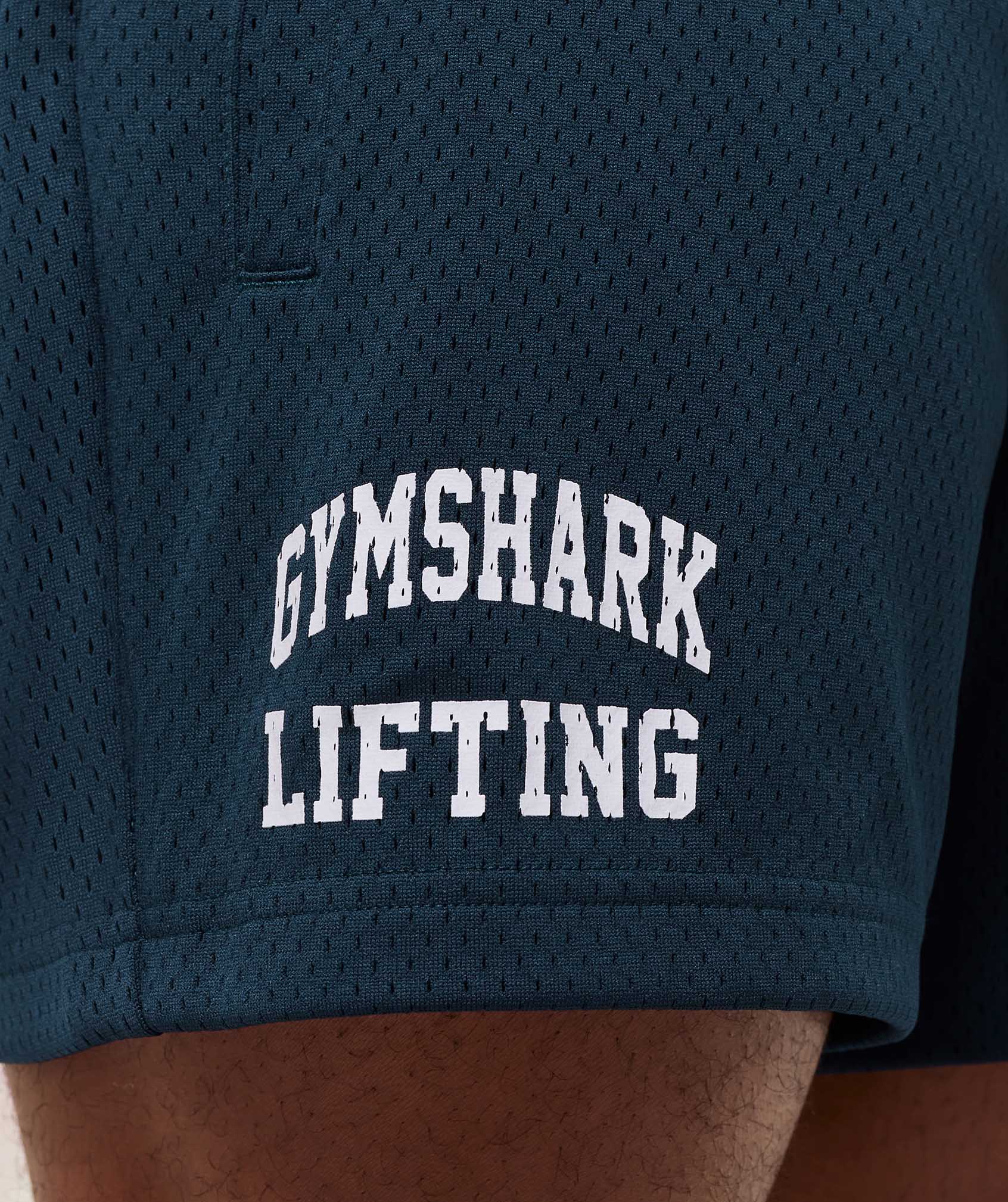 Lifting Mesh 5" Shorts - Navy