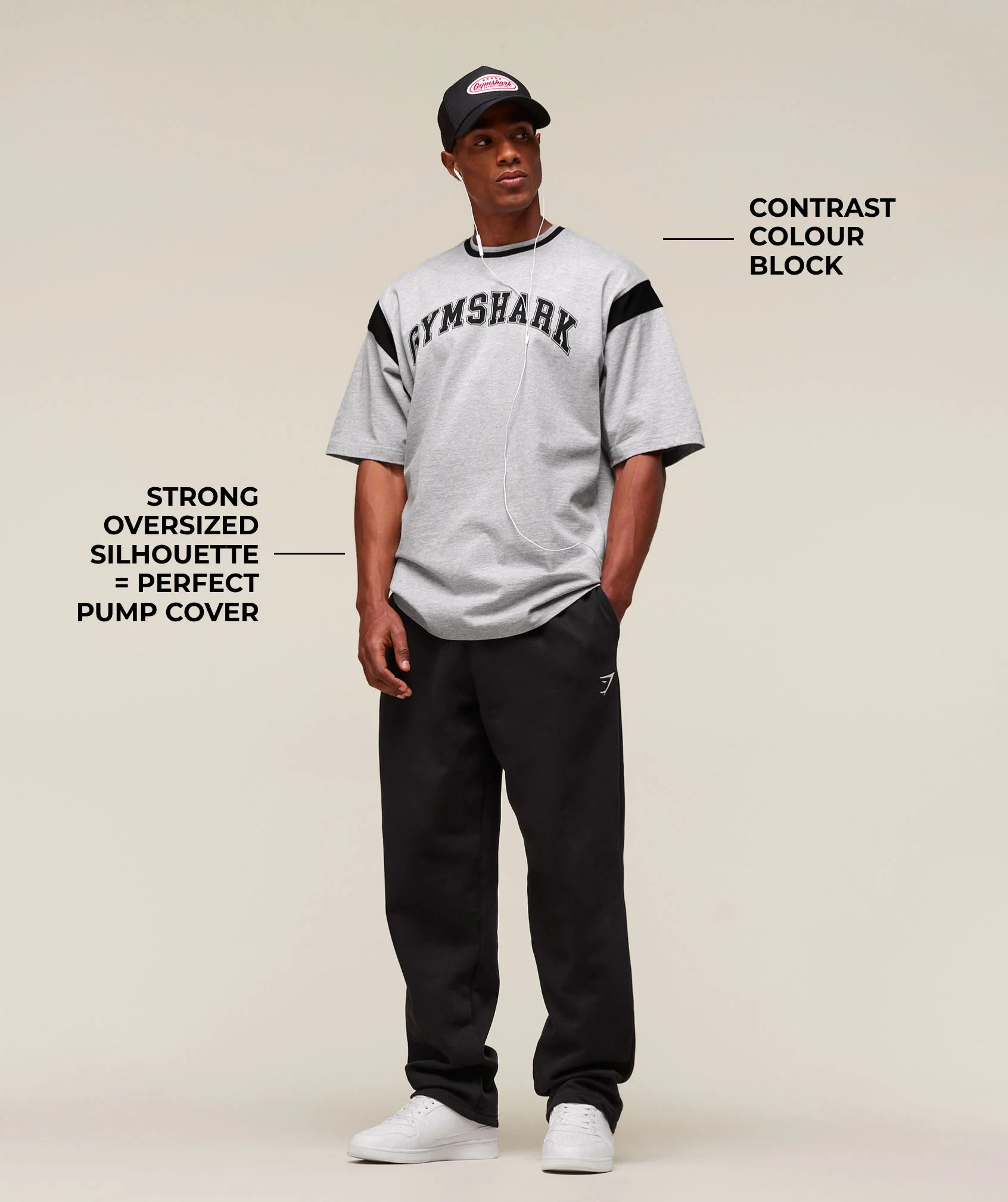 GSLC Oversized T-Shirt - Light Grey