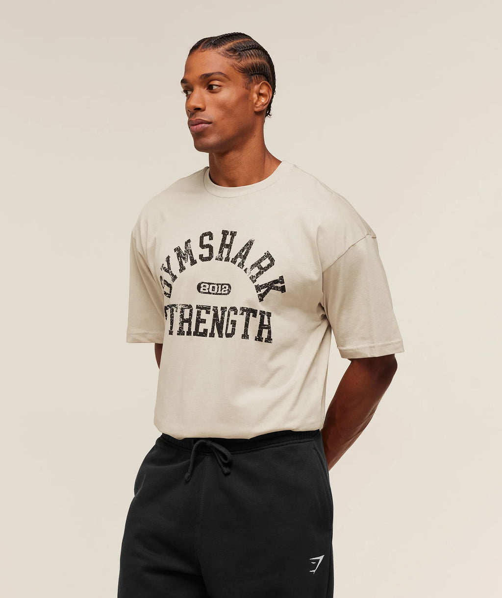 2012 Strength T-Shirt - Pebble Grey