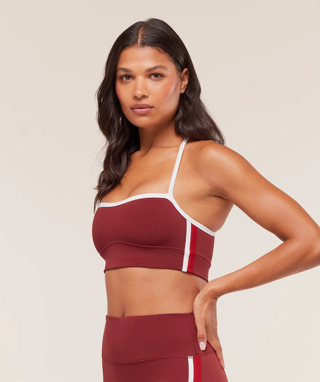 Piping Sports Bra - Sets Red