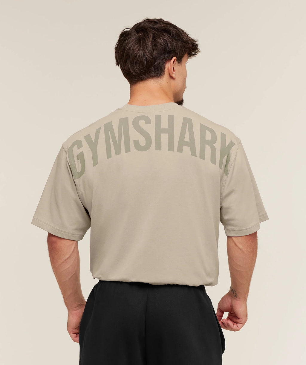 Power T-Shirt - Mushroom Grey