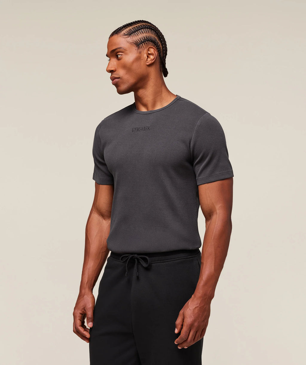 Premium Washed Ribbed T-Shirt