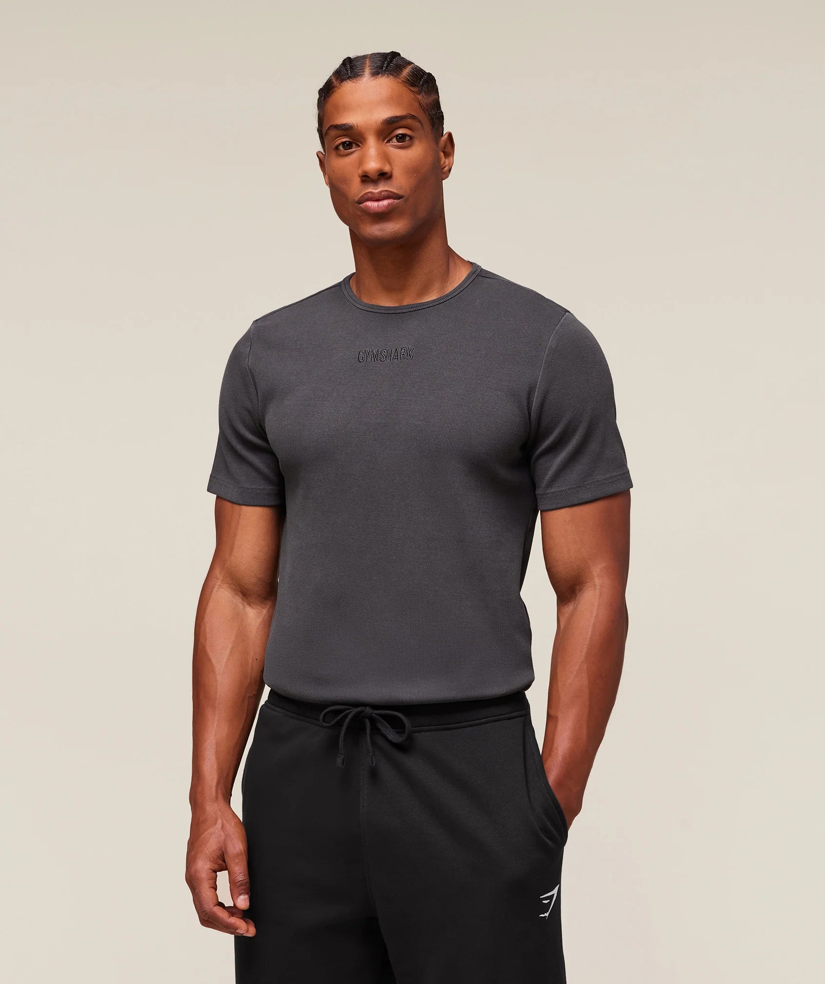 Premium Washed Ribbed T-Shirt