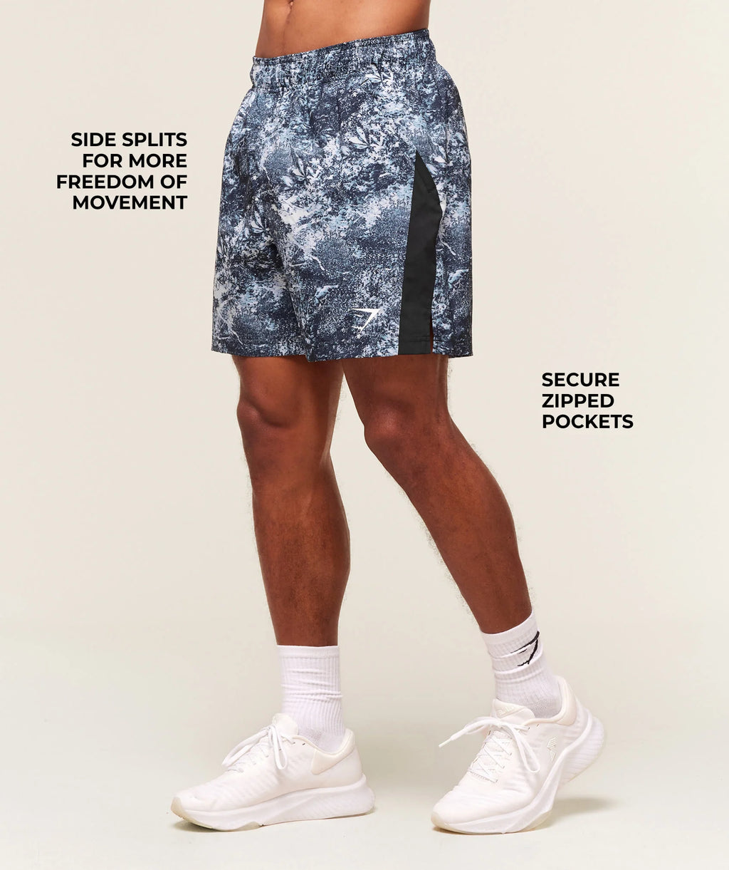 Sport 7" Shorts - Smoke Blue/Black