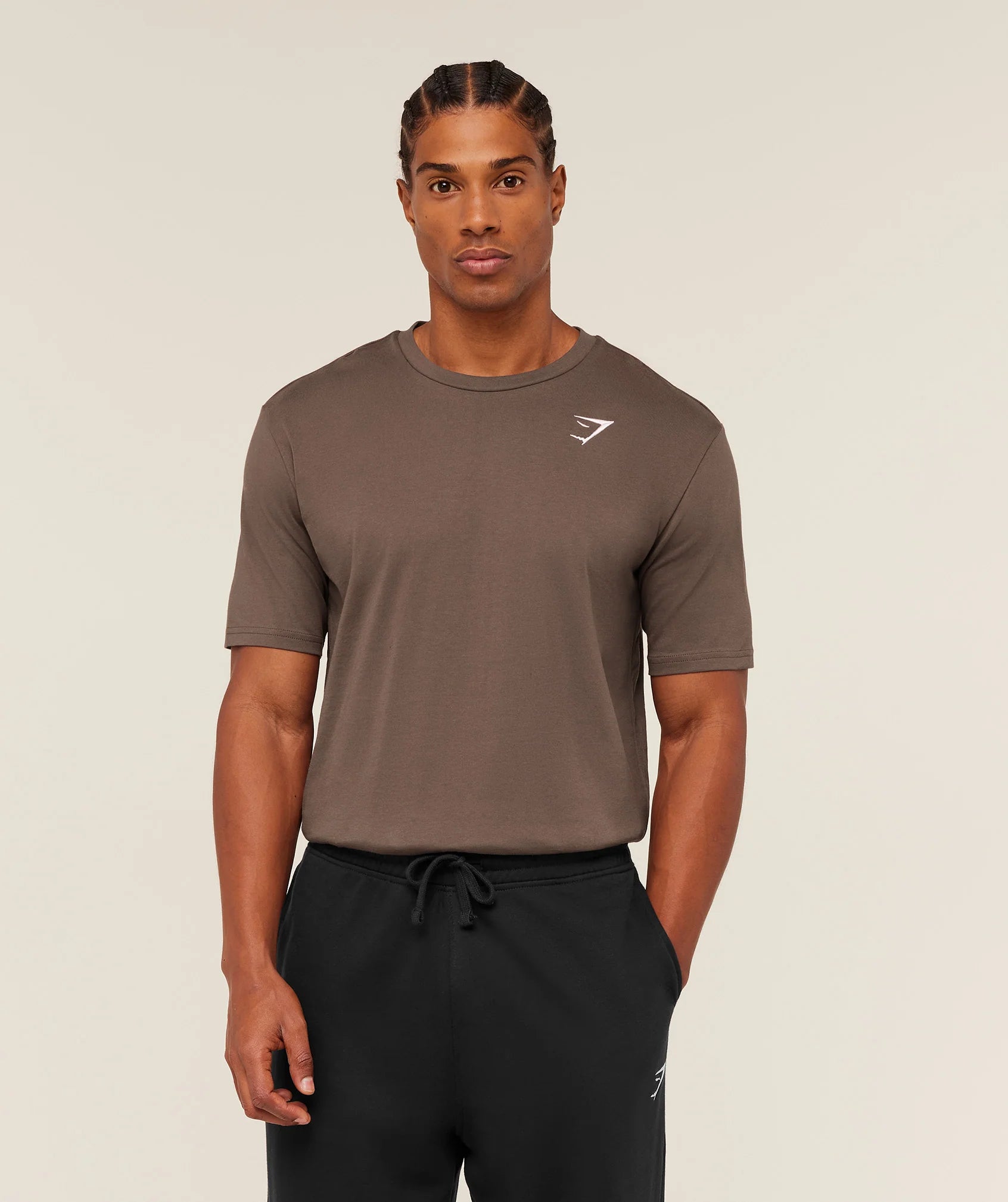 Crest T-Shirt - Soft Brown