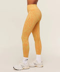 Adapt Animal X Whitney Leggings - Sorbet Yellow / Dayglow Peach