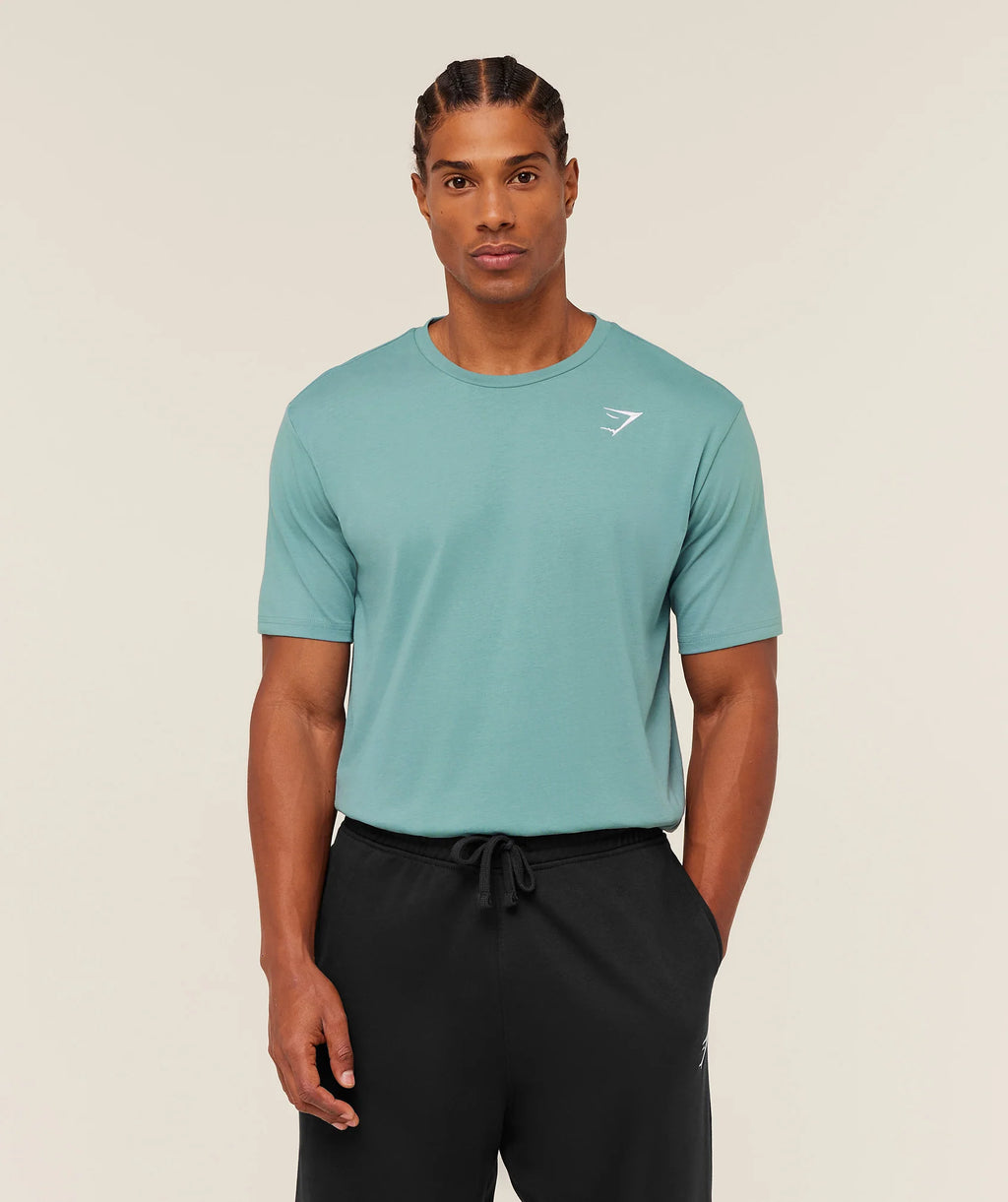 Crest T-Shirt - Storm Blue