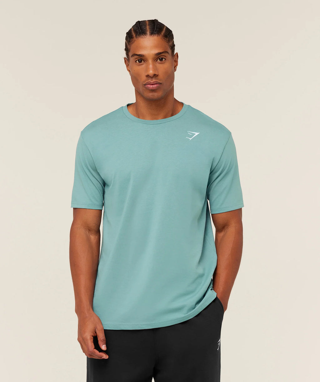 Crest T-Shirt - Storm Blue