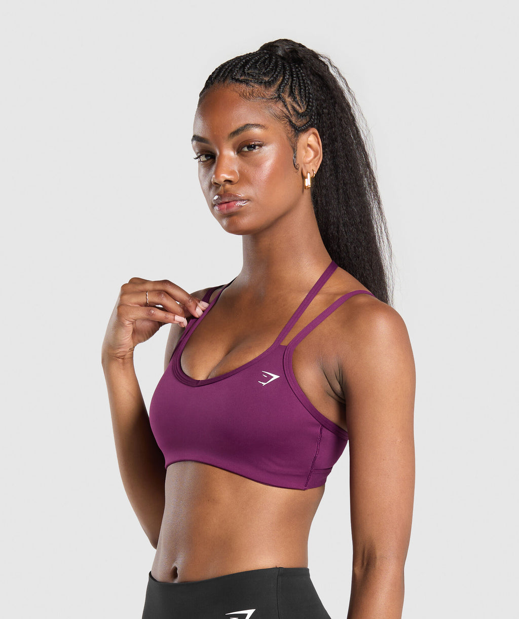 Strap Feature Sports Bra