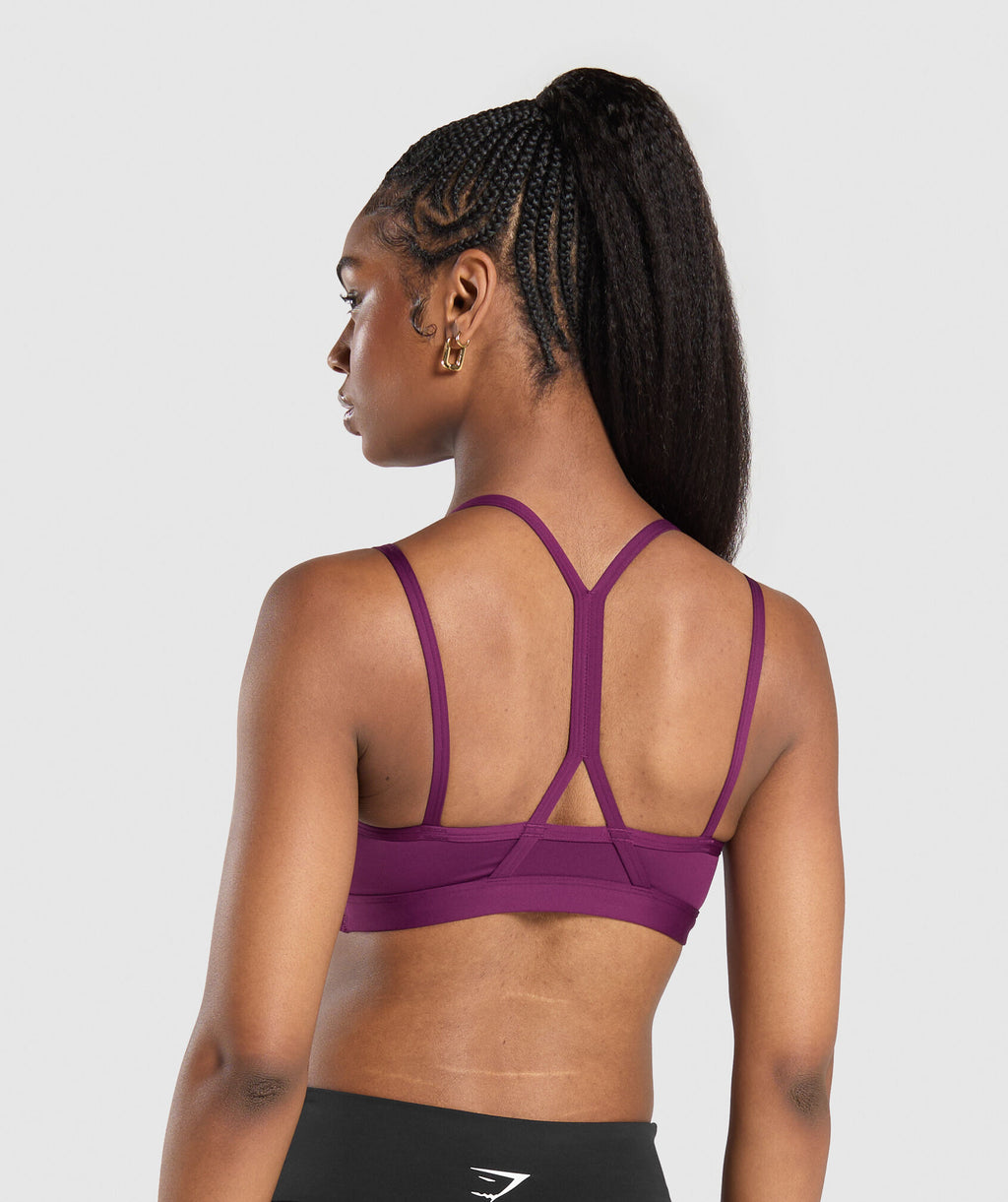 Strap Feature Sports Bra