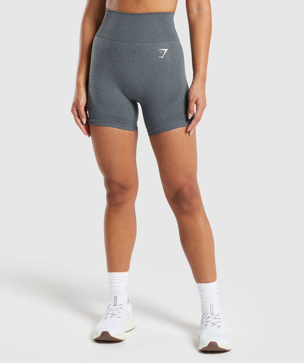 Vital Shorts-Strong Grey Marl