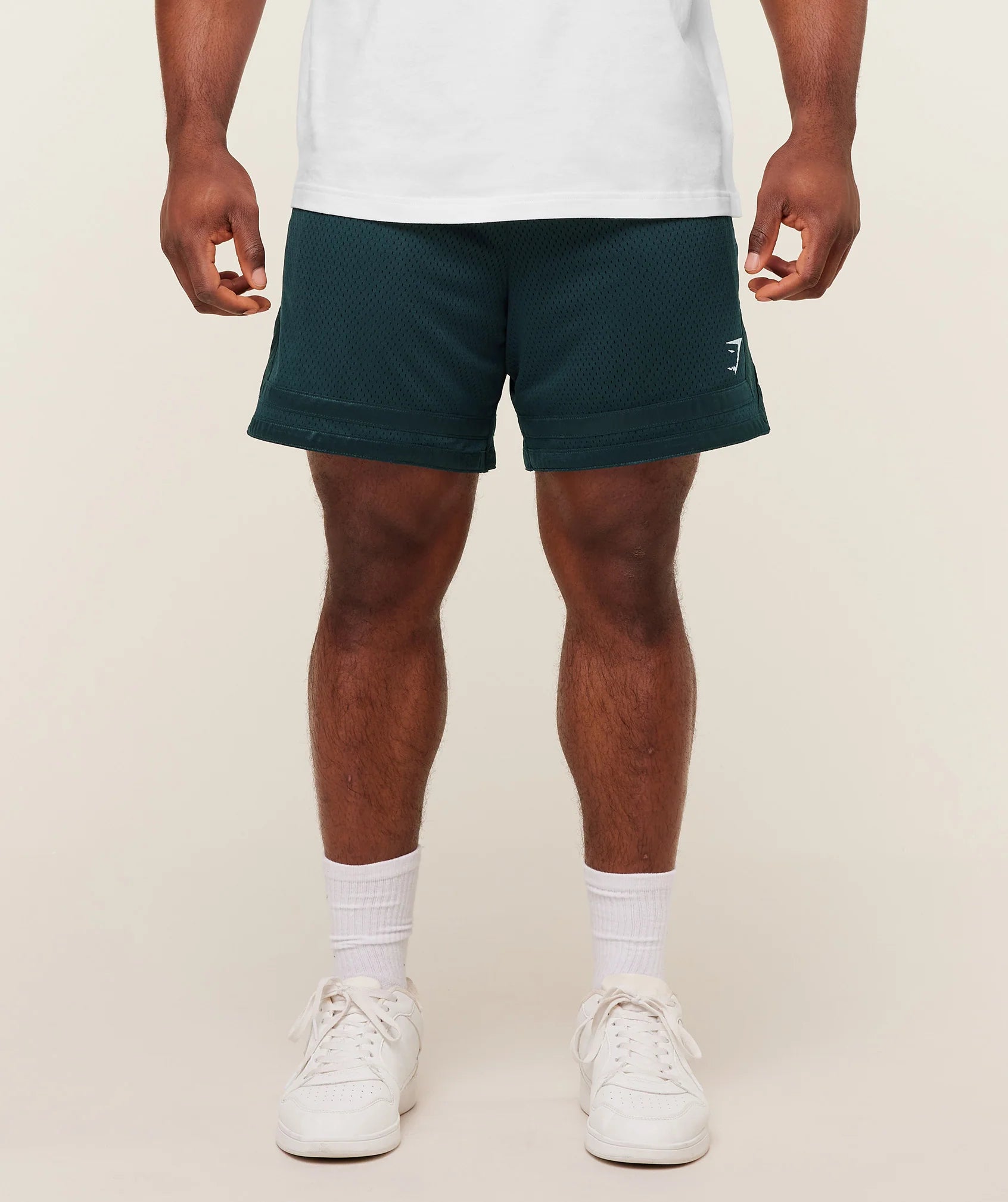 Varsity Mesh Shorts - Deep Petrol Blue