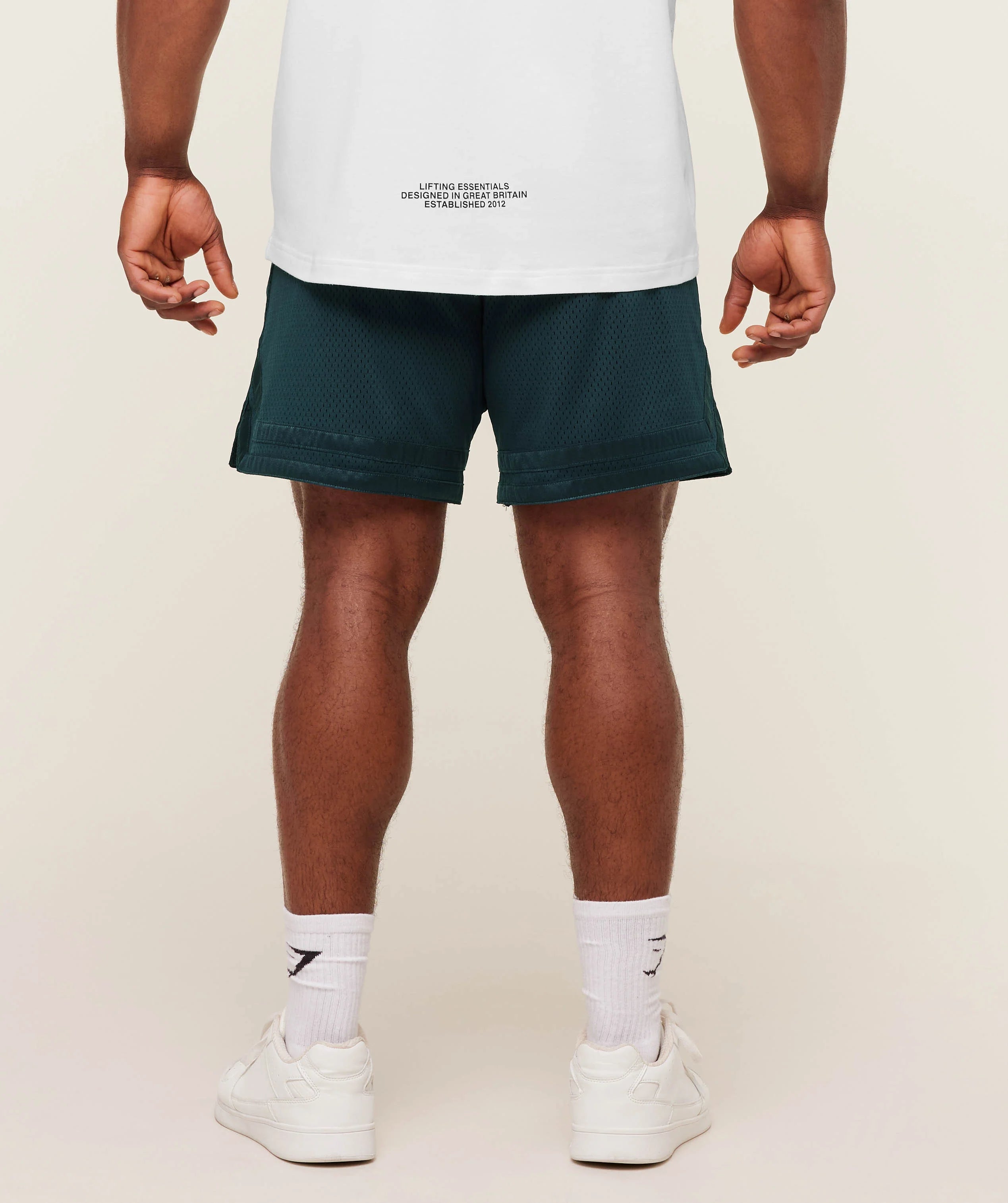 Varsity Mesh Shorts - Deep Petrol Blue
