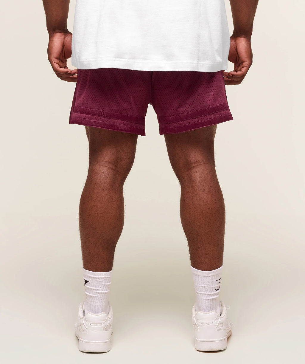 Varsity Mesh Shorts - Strong Pink
